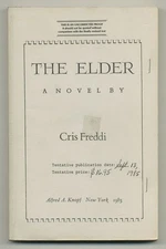 Cris FREDDI / The Elder Uncorrected Proof 1st 1985