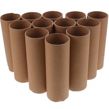 DIY Paper Tubes for Kids Crafts Light Brown Cardboard Tubes Reusable Material