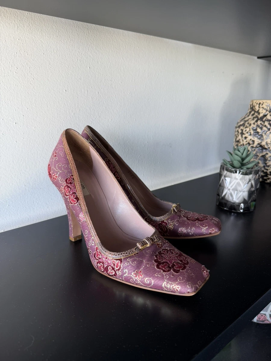 靴 PRADA square toe strap heels 36 PRADA Women's Pump Square Toe Heels for sale | eBay