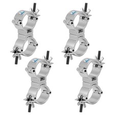 4 PCS 360 Degree Dual Swivel Clamp Lighting Truss DJ Fits 1.882 Inch 220Lbs