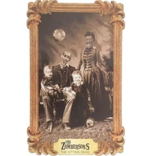BIG Gothic Horror ZOMBIE FAMILY PORTRAIT CLING Wall Sticker Halloween Decoration