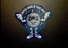 Dutch Bros That Way Disco Ball Sticker Holographic