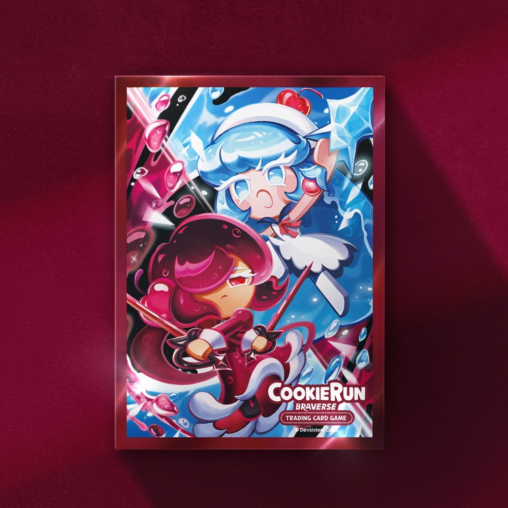 cookie run card sleeves CookieRun Braverse TCG Jelly Dovey Cake Hounds Built for durability and smooth play Cookie Run Braverse Trading Card