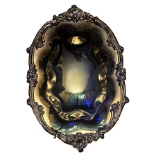 Vintage F B Rogers Silver Co Silverplated Footed Serving Dish 14" Long