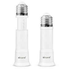 E26 Socket Extender Flexible Lamp Bulb Extension 3.154.13 Inch 2 Pack