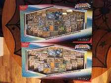 2 x Sam's Club Pokémon Prismatic Evolutions Lucario ex & Tyranitar ex (28 packs)
