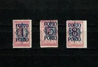 Slovenia, SHS, Yugoslavia, OVERPRINT POSTAGE stamps, 1920, STONE PRINT, MNH.