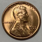 1955 S Uncirculated Lincoln Wheat Cent Exact Coin Imaged #LWC450