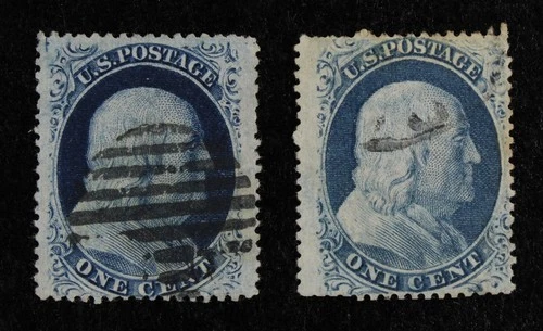CKStamps: US Stamps Collection Scott#24 1c Franklin Used
