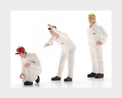 1:32 Schuco Figuren Set 3x Mechaniker Schluter weiß 32U00023 Modell