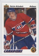 1991-92 Upper Deck Star Rookie Patrice Brisebois #442 0w8