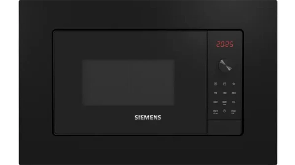 Siemens iQ300 BE623LMB3 Micro-ondes Encastrable Noir, Acier Inoxydable - Photo 1/2