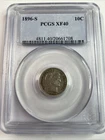 1896 S PCGS XF40 - Silver Barber Dime 10c US Coin