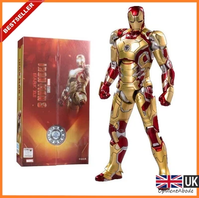 ZD TOYS Marvel Avengers MK 42 Series Iron Man Mark 42 Action Figure Model Figurine Gift