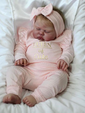 Big Chubby 24 Inch Real Life Silicone Newborn Reborn Baby Dolls Girl That Look R