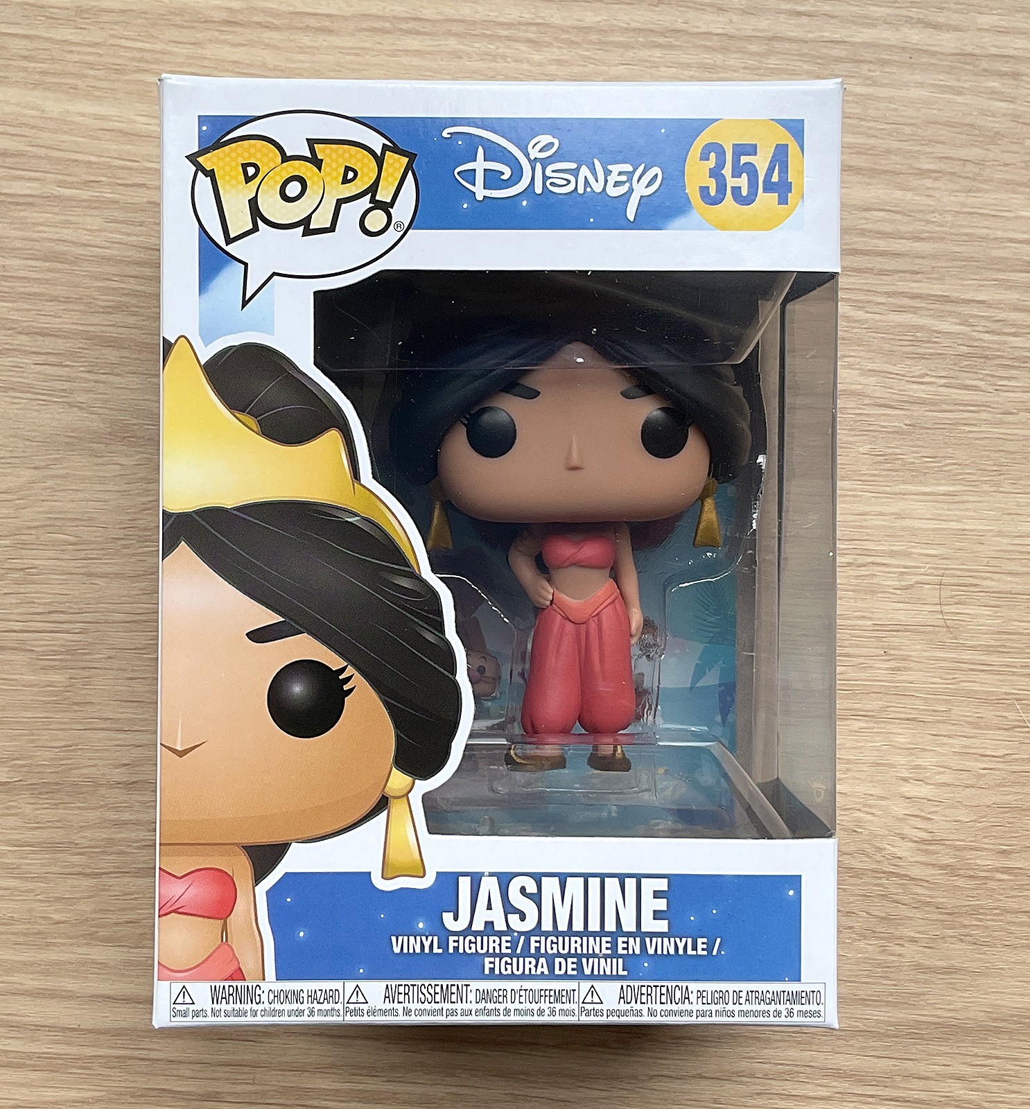 Funko Pop Disney Aladdin Jasmine #354 + Protector Gratis