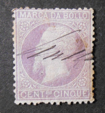 ITALY, ITALY KINGDOM 1872 stamp King Emmanuel II 5 cent. USED