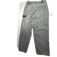 Tommy Hilfiger Tommy Carpenter Jeans Men's 34x32 Light gray Denim Vintage grunge