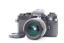   No US Duty Near Mint  Nikon FE Black SLR Film Camera w/ Ai 28mm F/2.8 - 5547