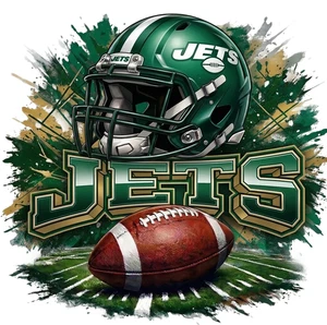 American Football New York Jets Self Adhesive Vinyl Sticker