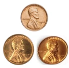 ✅  1944 P/D/S BU Uncirculated 3 COIN SET Lincoln Wheat Cents Choice RED Beauties