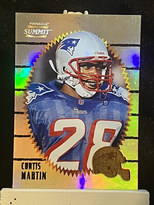 Curtis Martin 1996 Pinnacle Summit Ground Zero #13 New England Patriots NFL Card