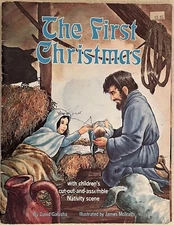 1981 Book First Christmas David Galusha Illustrated  McIlrath Advent Calendar
