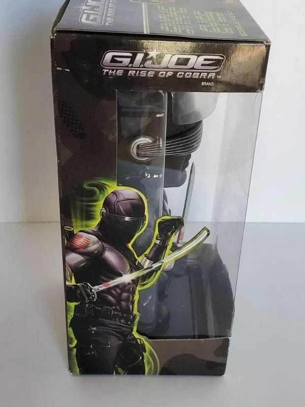 Funko Wacky Wobbler Bobble Head G.I. Joe The Rise of Cobra Snake Eyes 2009 nuevo en caja Foto 4 de 4