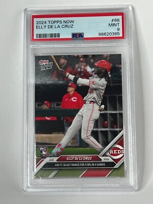 2024 TOPPS NOW Elly De La Cruz PSA 9 MINT 98620365 | eBay