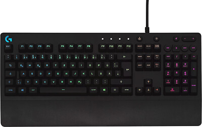 Logitech G213 Prodigy RGB Gaming QWERTZ Tastatur Bedienelemente Programierbar SW