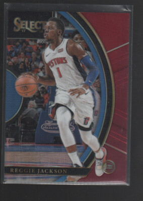 REGGIE JACKSON 2017-18 PANINI SELECT MAROON PRIZMS CARD #90  /199