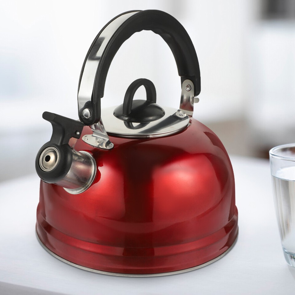 Tea Kettle for Stove Top Camping Water Boiler Buzzing Safe Whistling