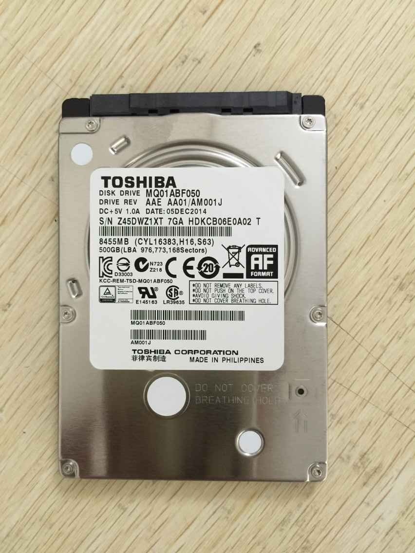 (未使用･未開封品)東芝 MQ01ABF050 500GB S-ATA300 5400 8MB 7mm MQ01ABF050 Toshiba 2.5