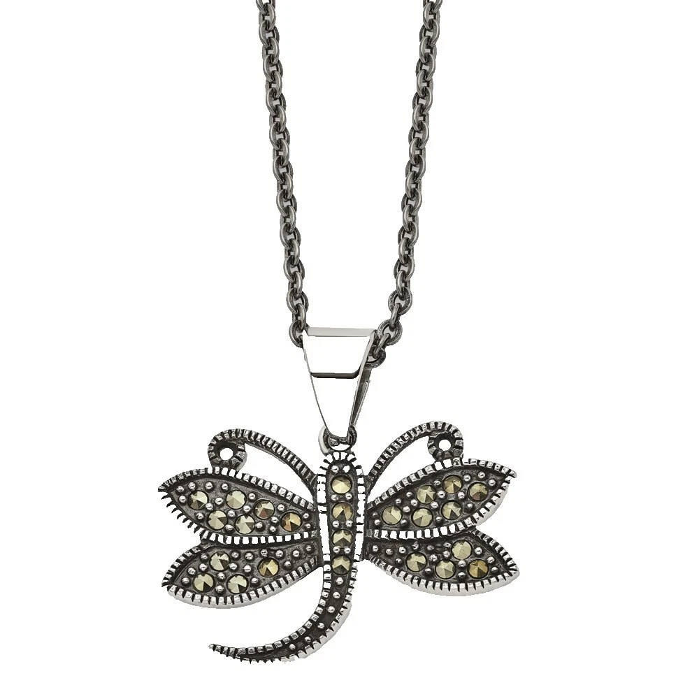 Cat Marcasite Fashion Necklaces & Pendants