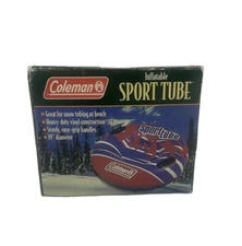 Vintage Coleman Vinyl Inflatable Sport Tube Snow/Beach Tube Brand New In Box