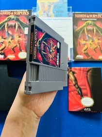 Swords & Serpents NES Nintendo Box Manual CIB Complete + Promo Insert POSTER