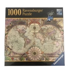 1000 Piece Puzzle Ravensburger Antique Map New Sealed