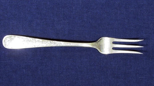 S.KIRK & SON Sterling Flatware OLD MARYLAND Pattern 6¼” 3-Tine Pickle/Olive Fork