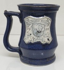 Renaissance Festival Coffee Cup Beer Stein Mug 1991 David Pluth Colorado VTG