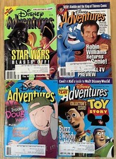Disney Adventures Magazine :: 4 Issues 1996-1997 : Robin Williams : Star Wars
