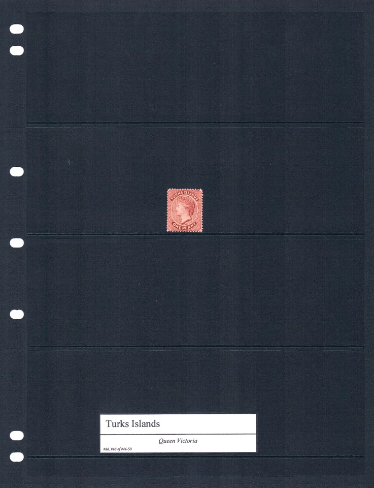 Valor Scott de $150,00 - 1882-95 ISLA TURCA Queen Victoria MNH NH UMM Foto 2 de 4