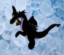 Maleficent Dragon Plush Sleeping Beauty 18" Disneyland Disney World FL Vintage