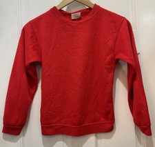 American Expressions Red Lightweight Sweatshirt Kids Size 7/8