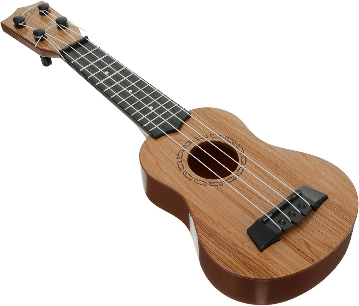 Wooden Ukulele Small Guitar Wooden Soprano Ukulele Guitar Music Instrument  for K