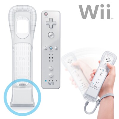 Original Nintendo Wii Remote   MotionPlus Adapter (weiß) Controller   