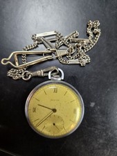 Zenith - 1920-30's Swiss made art deco mechanical wind up pocket watch "Zenith"