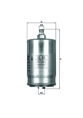 Knecht KL38 Kraftstofffilter FüR MERCEDES-BENZ-image