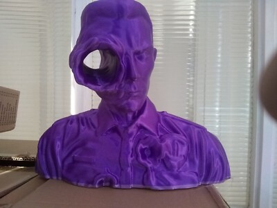 terminator.cyborg große 3D-Figur Büstendruck