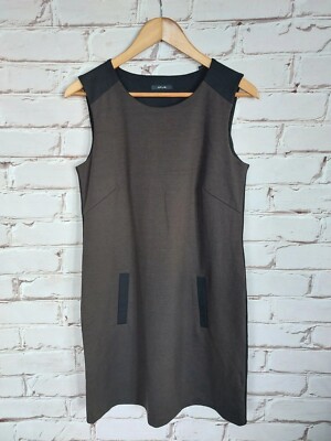 Opus Walba Damen Kleid Robe Dress Vestido Abito Gr. 38 Casual Ärmellos 