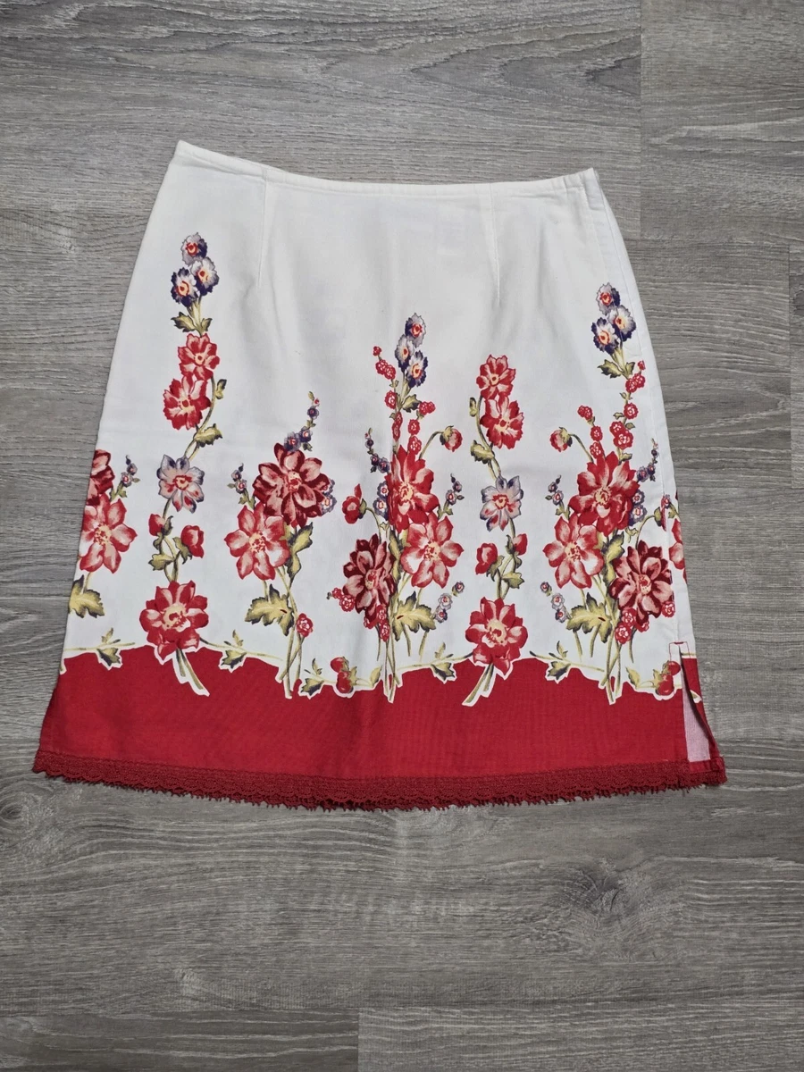 Jupe Réversible Studio Liz Claiborne - Taille 8, Multicolore, Occasion Très Bon état